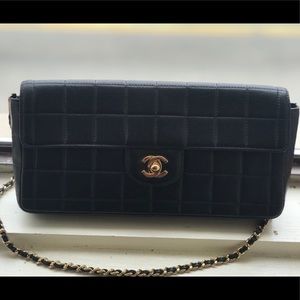 original CHANEL Chocolate Bar stitch  Chain Shoul
